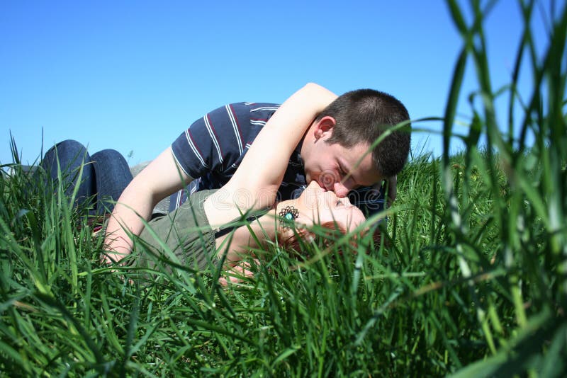 Kissing couple