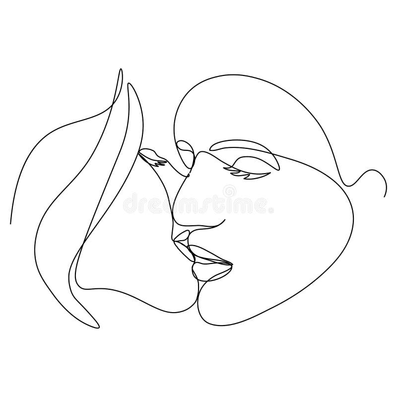 Kissing Couple Continuous Line Drawing, Tattoo Faces Abstract Silhouette Single Line on a White Background, Tattoo and Logo Design Stock Vector - Illustration of face, kiss: 227963630 Kissing Couple Continuous Line Drawing, Tattoo Faces Abstract Silhouette Single Line on a White Background, Tattoo and Logo Design Stock Vector - Illustration of face, kiss: 227963630