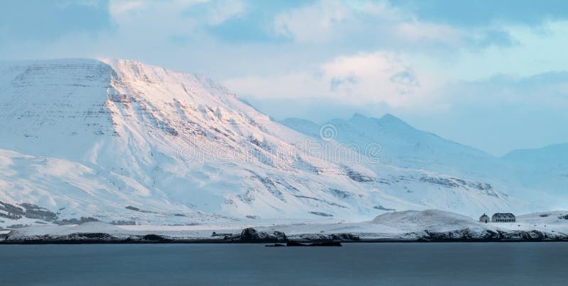 Kistufell Esjan Mountains Reykjavik Iceland Stock Image Image Of