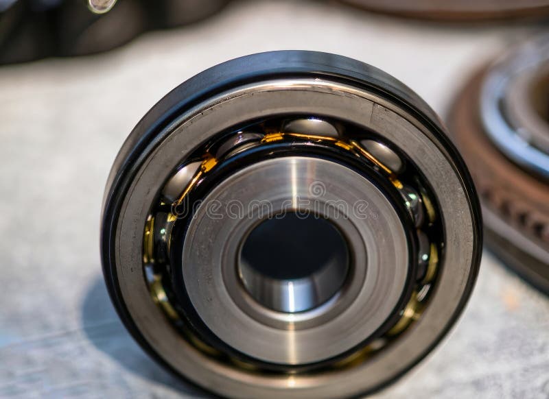 Kit of Bearings and Oil Seals for Motorcycles Stock Image Image of