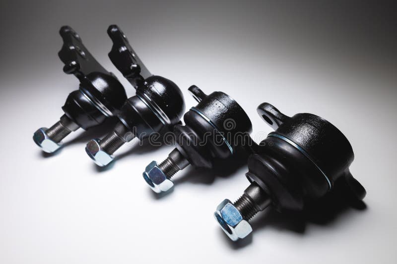 Kit New SUV Front Suspension Ball Joint with Nut on Gray Gradient