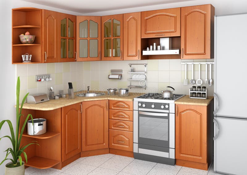 Kitchen stock illustration