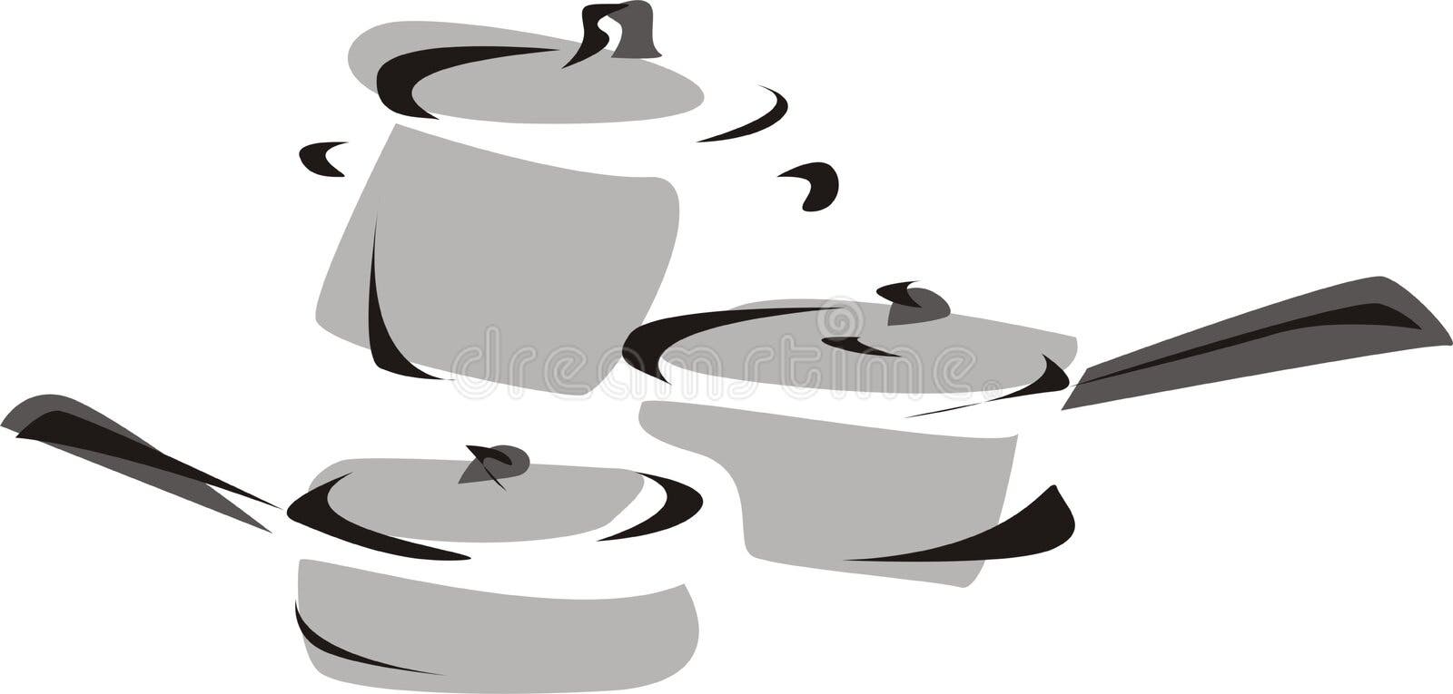 Pot Calling the Kettle Black Stock Vector by ©cteconsulting 3990138