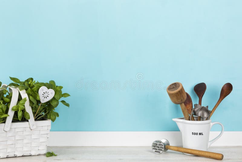 Des idées de Blue kitchen background pour donner une touche de couleur à votre cuisine