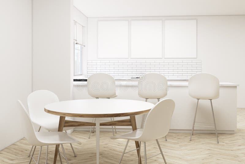 Kitchen Bar Round Table Posters Stock Illustrations 2 Kitchen Bar