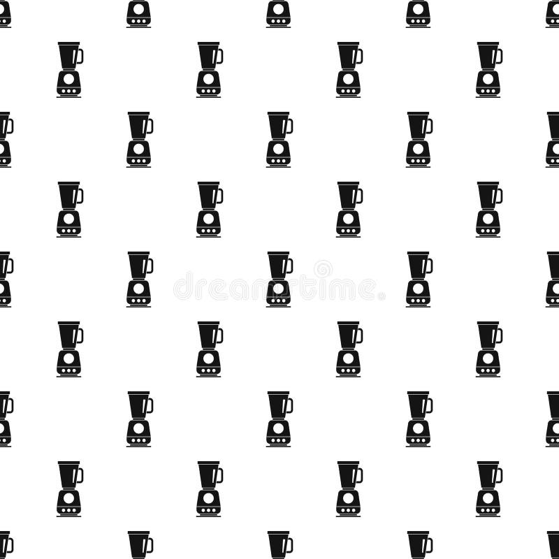 Kitchen blender machine pattern, simple style vector illustration