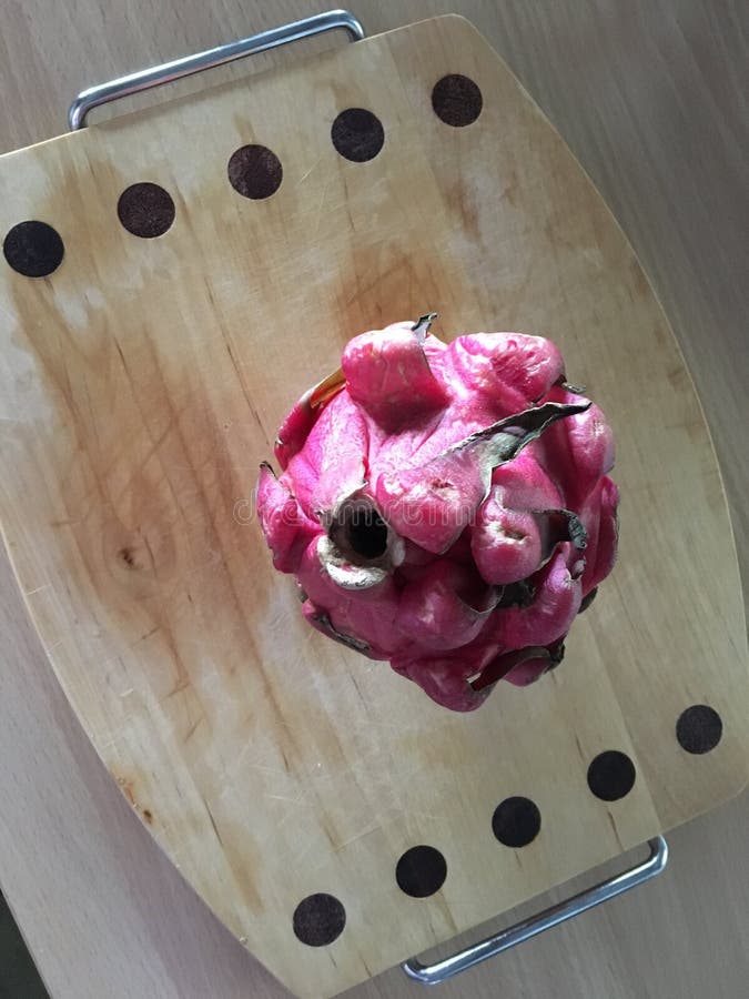 Dragon Fruit In A One Piece Stock Photo Image Of Violet Produce