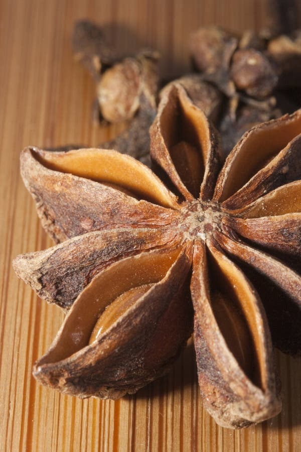 Kitchen board with spices