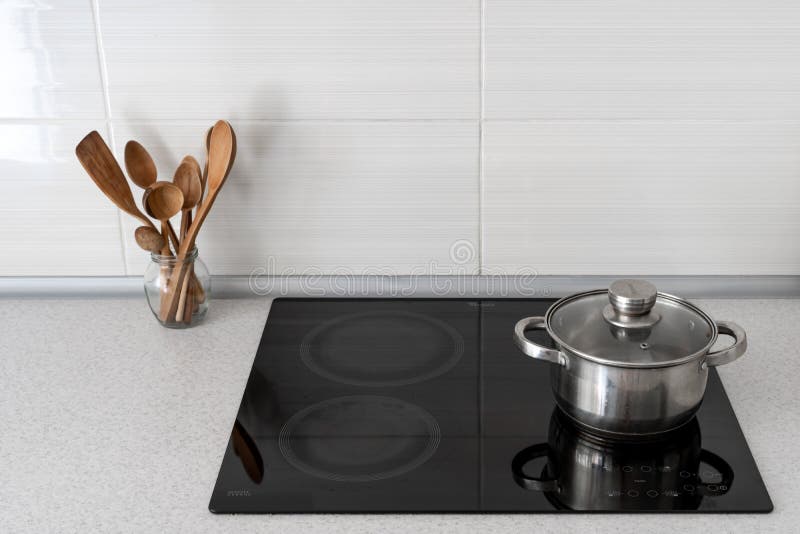 Ceramic Stove Top stock photo. Image of ceramic, silver 1789484