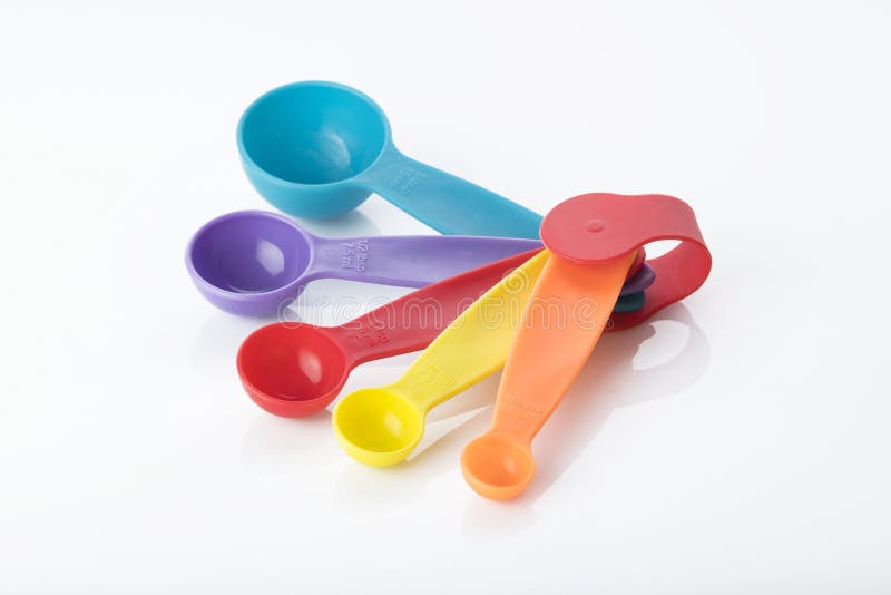 Colored measuring cups stock image. Image of measure - 27360407