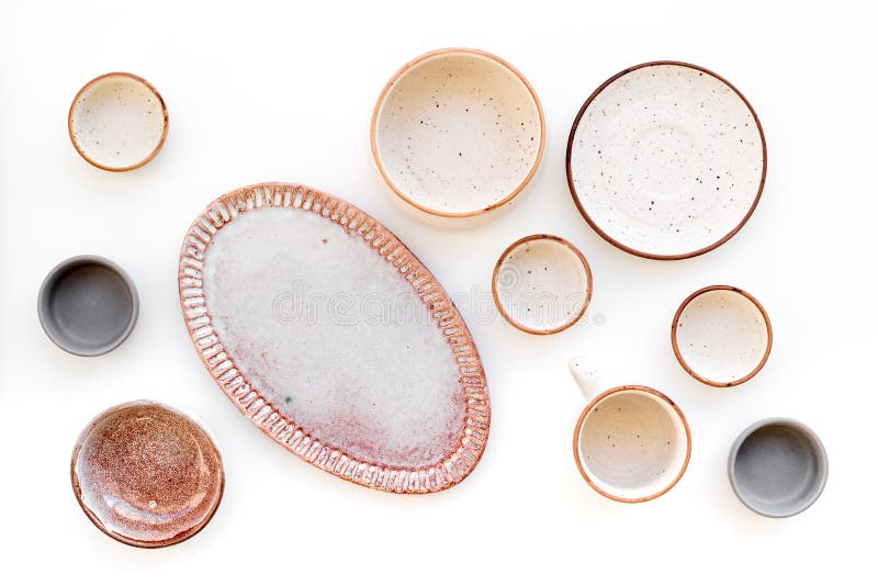 Kitchen Concept. Crockery Kit Stock Image Image of serving, cutlery