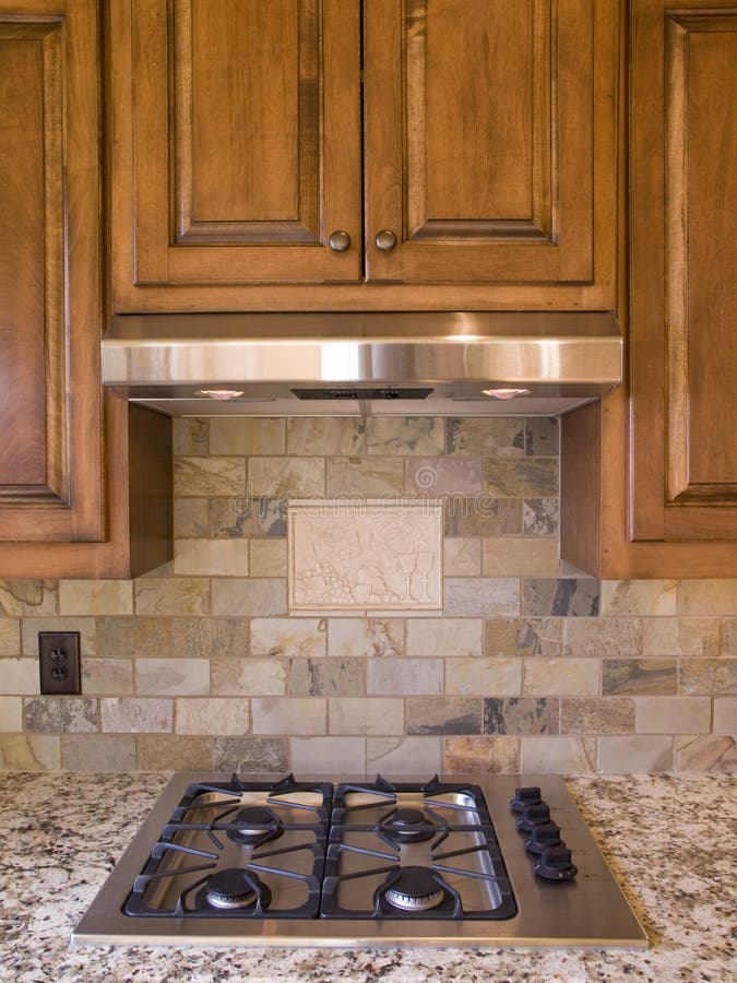 Kitchen Cooktop and Angle View Stock Photo Image of room