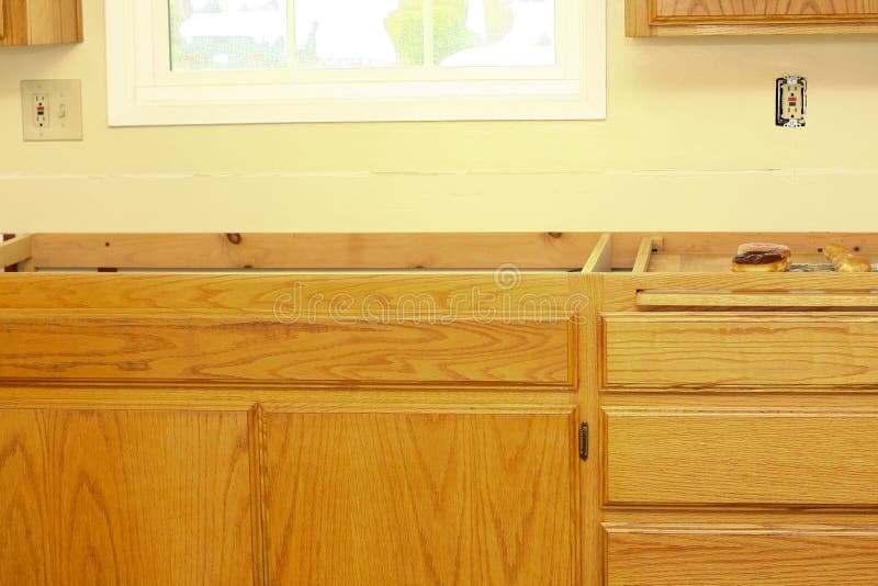 Kitchen without Countertop Stock Photo Image of solid, light