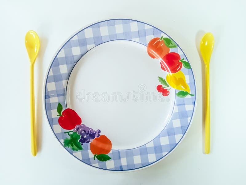 In the Kitchen Cutlery and Platekitchen Ceramic Spoon and Ladle Stock