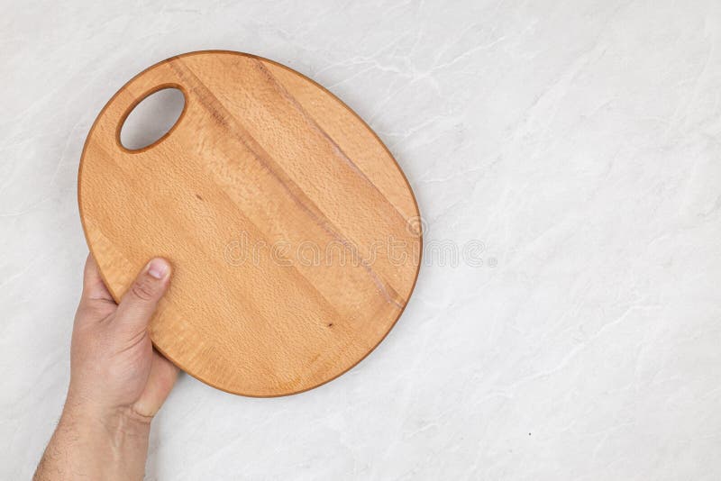 Kitchen Cutting Board Isolated with Copy Space Stock Photo Image of