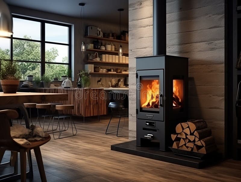 https://thumbs.dreamstime.com/b/kitchen-decor-wood-burning-stove-generated-ia-modern-kitchen-decor-wood-burning-stove-284889289.jpg