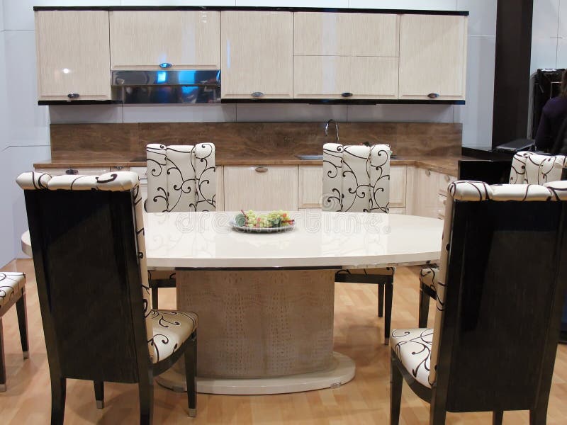 Kitchen dining room stock image. Image of equipment, dining 4627937