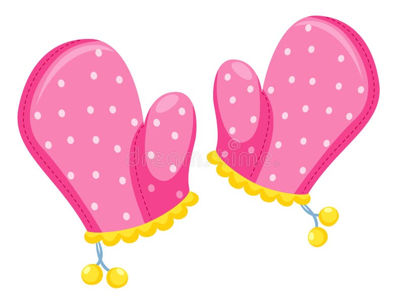 Kitchen Gloves Illustration Stock Vector Illustration of cake, bakery