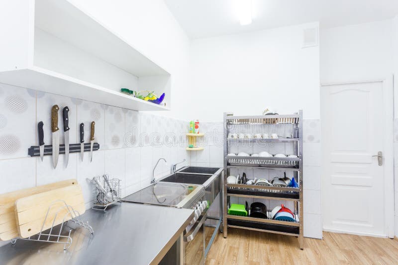 Kitchen Interior in Kindergarten Stock Photo Image of canteen