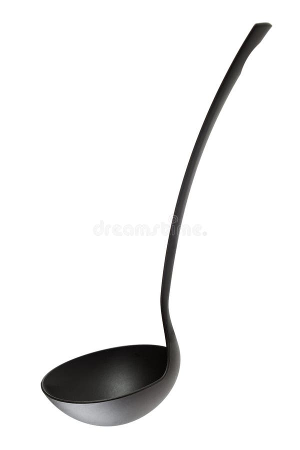 Kitchen ladle stock photo. Image of tableware, isolated 35432238