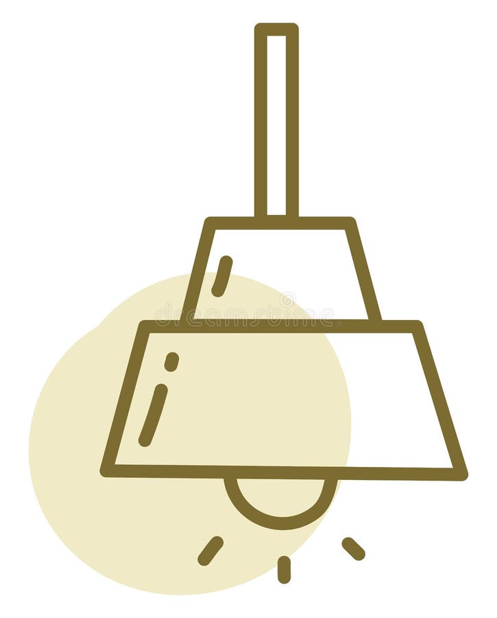 Kitchen light, icon stock vector. Illustration of illuminated 261068550