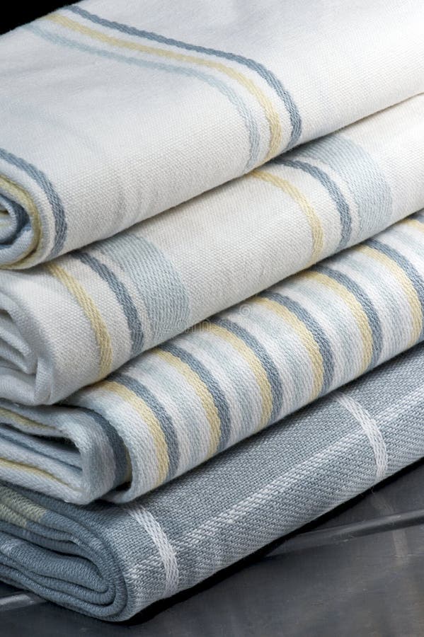 Kitchen Linens Tea Towels Stock Image Image of fabric, clean 22648913