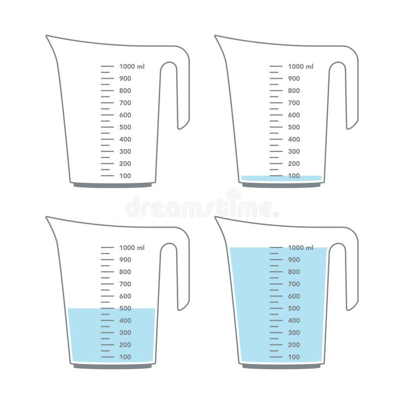 https://thumbs.dreamstime.com/b/kitchen-measuring-cups-various-amount-liquid-jug-scale-beaker-chemical-experiments-laboratory-vector-232628833.jpg