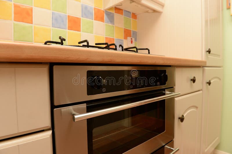 Kitchen oven royalty free stock photos