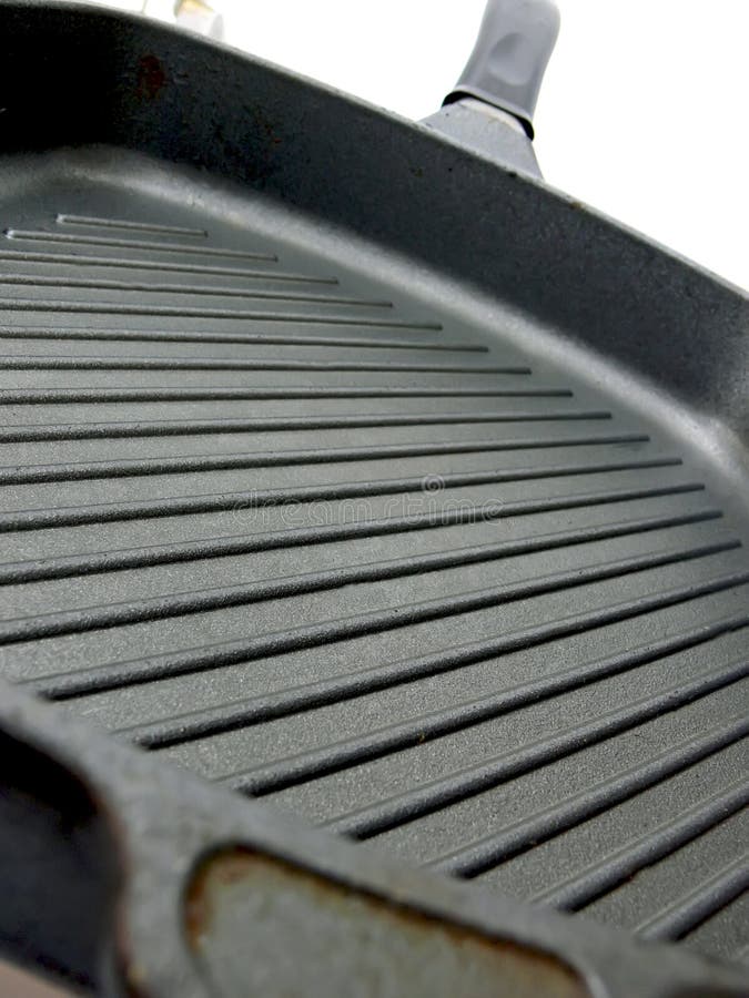 Kitchen pan for grill stock image. Image of antistick 6895055