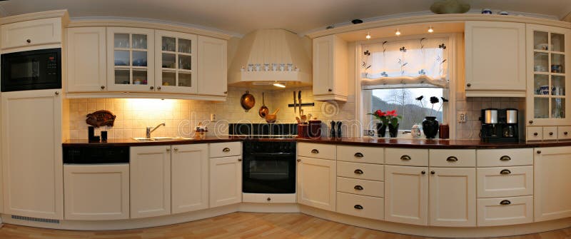 Kitchen Panorama royalty free stock image Kitchen Panorama royalty free stock image