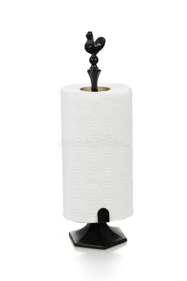 Kitchen roll with stand.