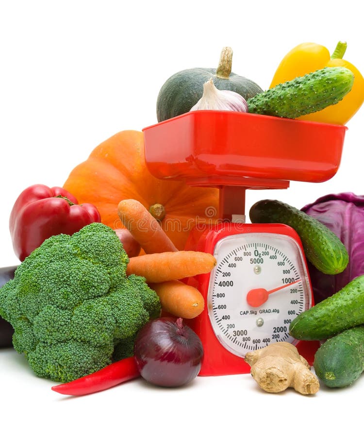 Kitchen Scale and Vegetables Stock Image Image of carrots, carrot