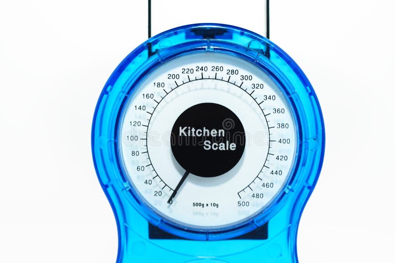 Kitchen scales detail