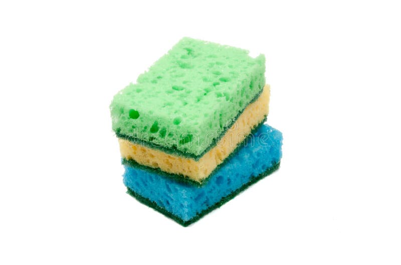 Kitchen Sponge for Dish Isolated Stock Photo Image of sponge, isolated 116811904