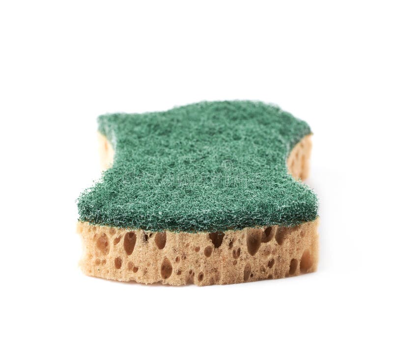 Kitchen sponge isolated stock photo. Image of isolated 76143106