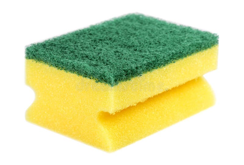 Kitchen sponge stock image. Image of clean, closeup, object 47132335