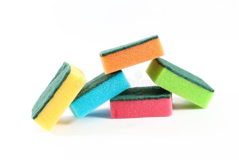 Kitchen sponge stock image. Image of sanitation, cleaner 48452631