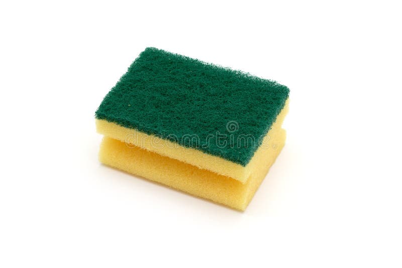 A Kitchen Sponge stock image. Image of everyday, isolated 114508613