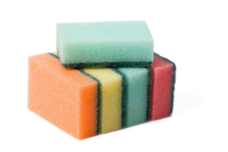Kitchen sponges stock photography