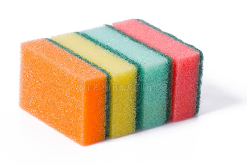 Kitchen sponges royalty free stock images
