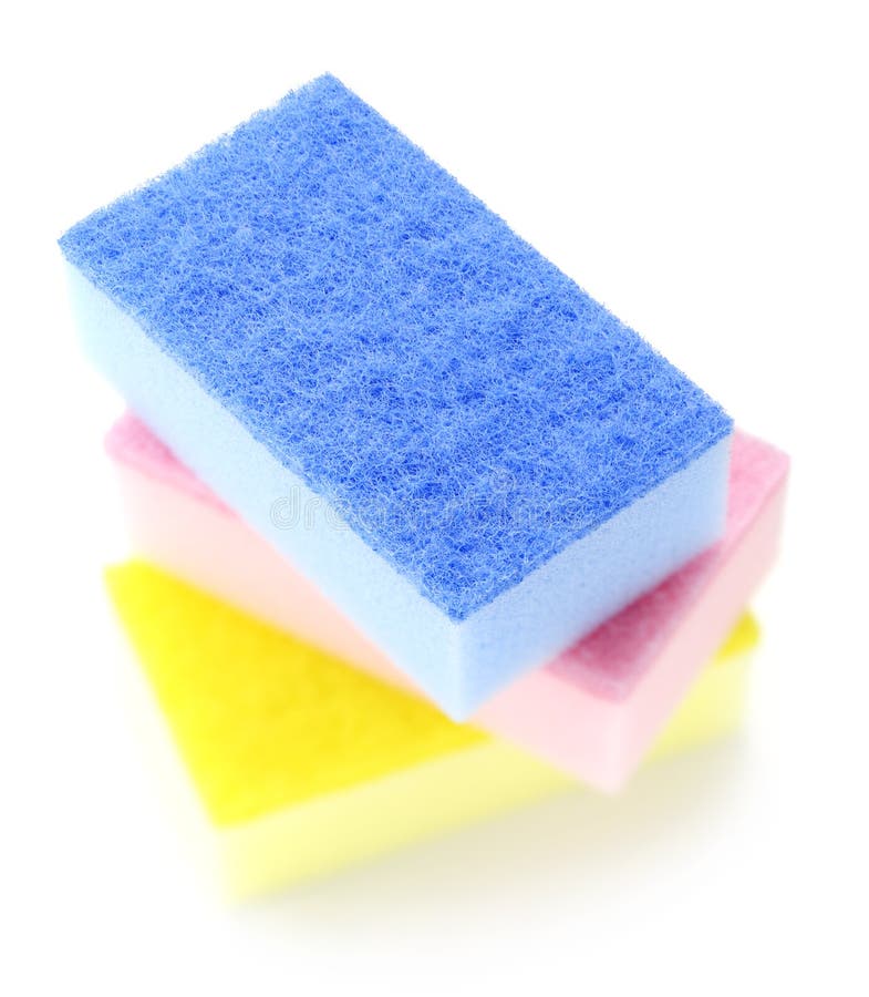 Kitchen sponges stock image. Image of cleaner, polish 22951759