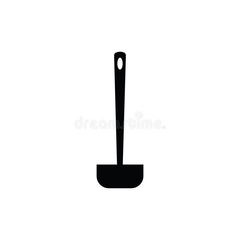Kitchen Spoon Vector Icon EPS 10 Stock Vector Illustration of banquet