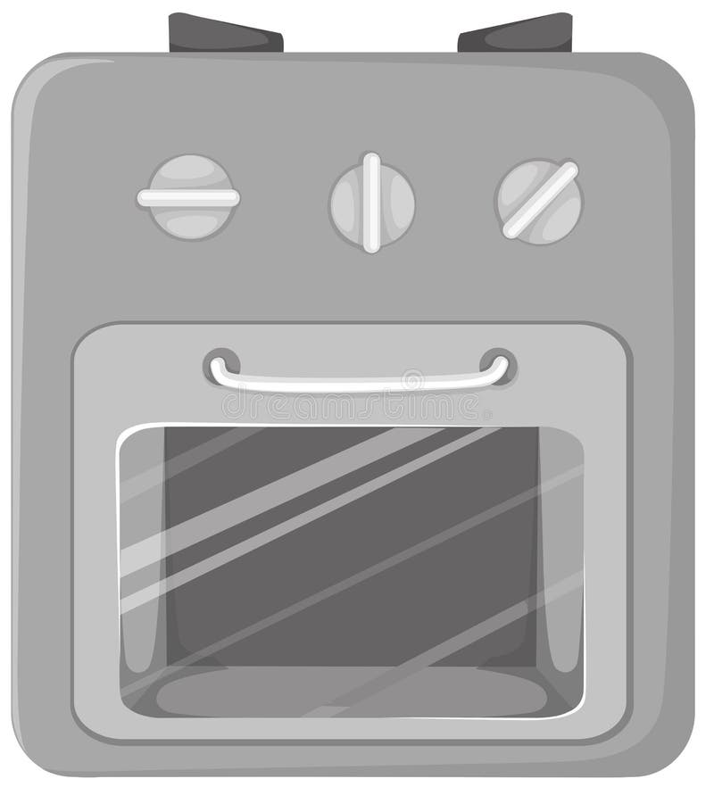 Kitchen stove vector illustration
