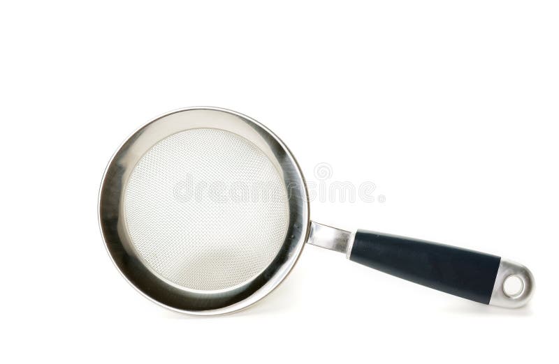 Kitchen, tea strainer stock photo. Image of chrome, circle 36241452
