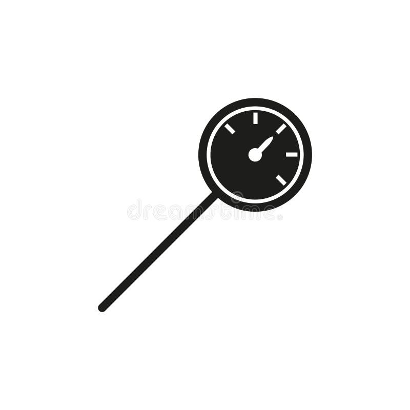 Kitchen thermometer icon