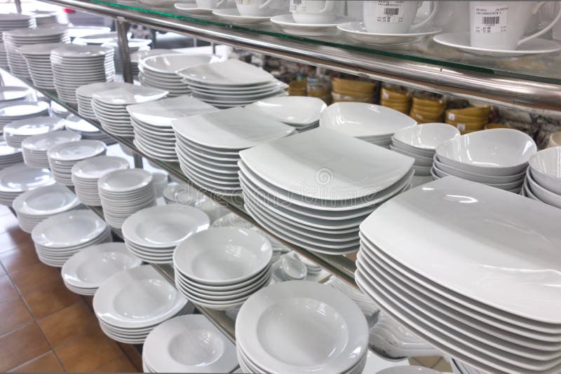 Kitchen utensil shop stock image. Image of dishware 102232113