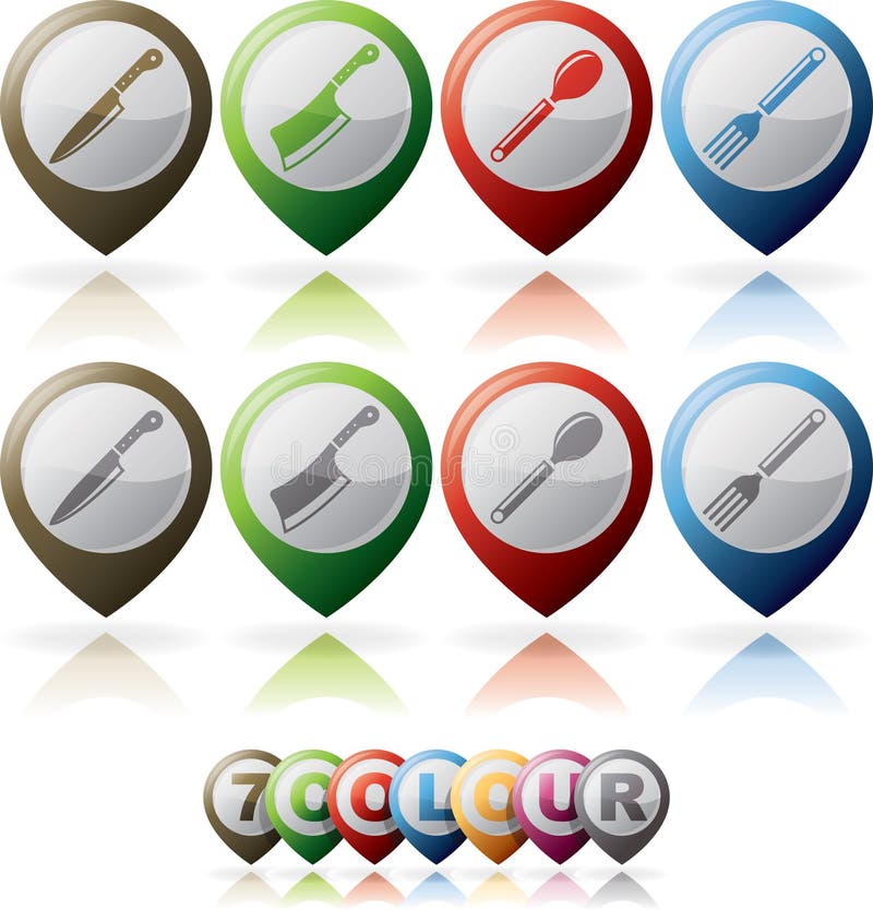 Kitchen utensils vector illustration