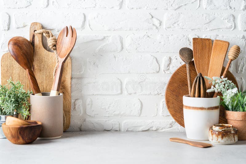 Kitchen Utensils Background Stock Image Image of shelf, vintage