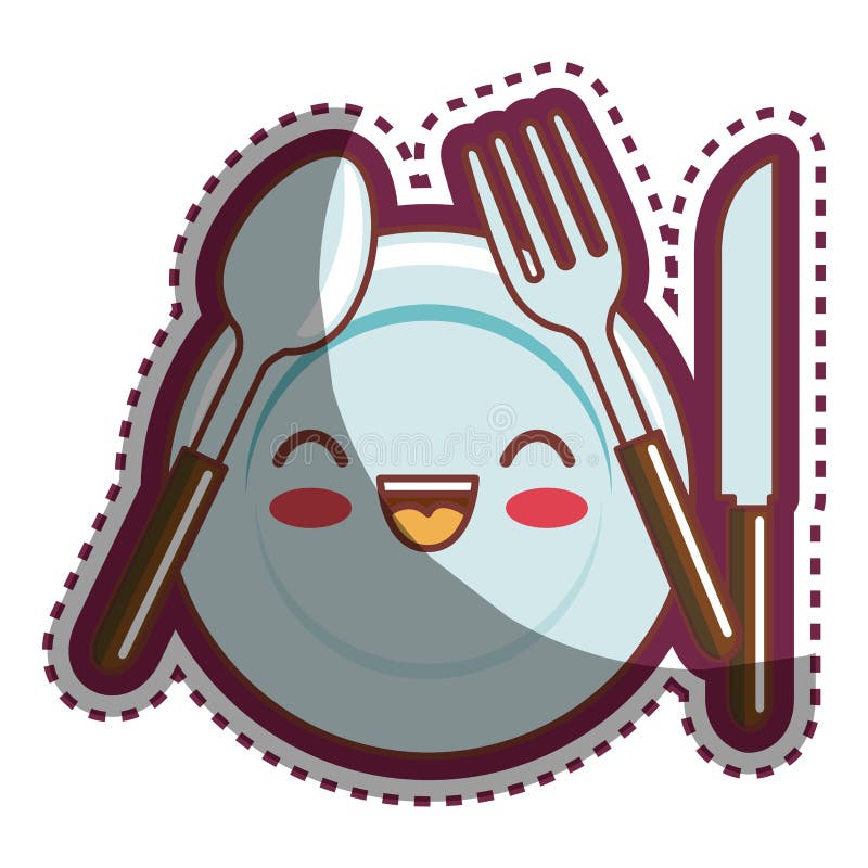 Kitchen Utensils Cartoon Character Stock Vector - Illustration of drawing,  utensils: 88378375