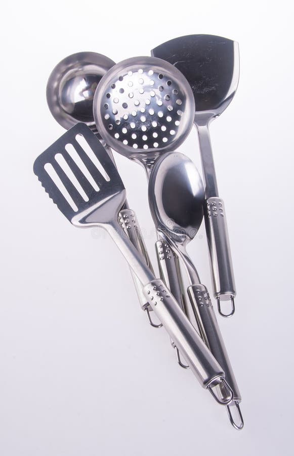 Kitchen Utensils. Kitchen Utensilson On A Background Stock Image Image of metal, utensil
